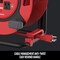 Craftsman Cord Reel With Hand Lamp, Hand Operated, 14 AWG, Red Reel Color, 1 ft Length, 4 Outlets CMXCRPA1401 - alternate 3